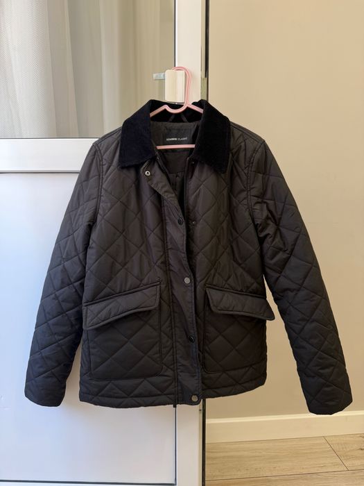 Черная куртка в стиле рабочего, s