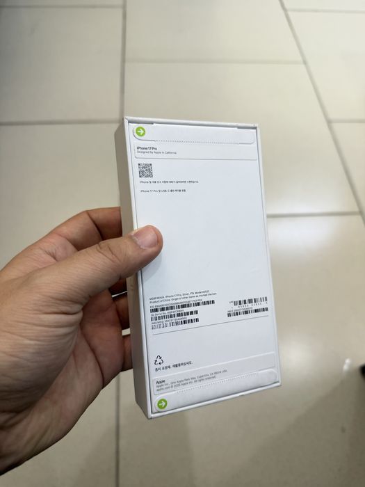 Смартфон Apple iPhone 17 Pro 12/1TB Silver