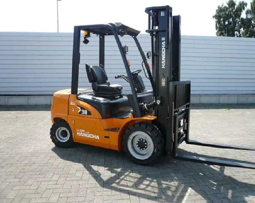 Stivuitor electric Hangcha, capacitate 3.8 T. Roti pline. Garda inalta