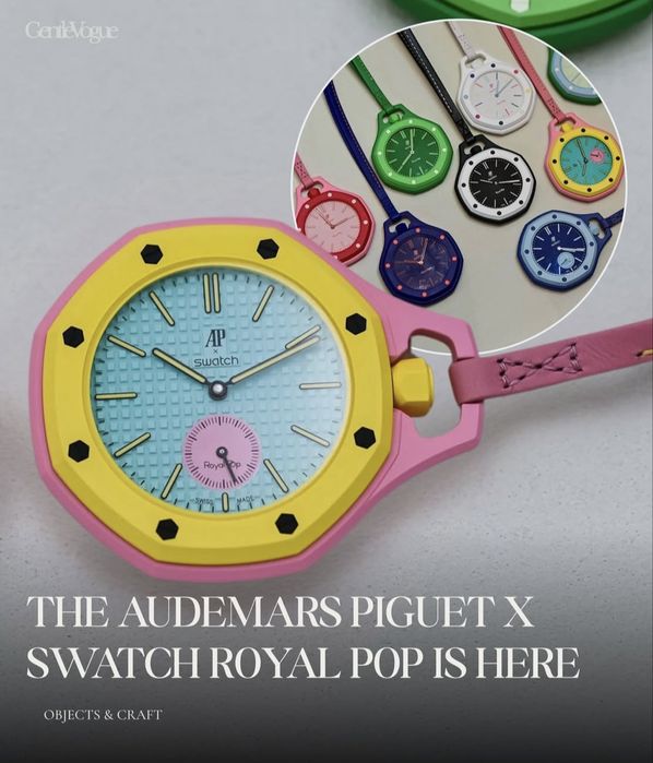 ПРОМО! Audemars Piguet x Swatch - Royal Pop