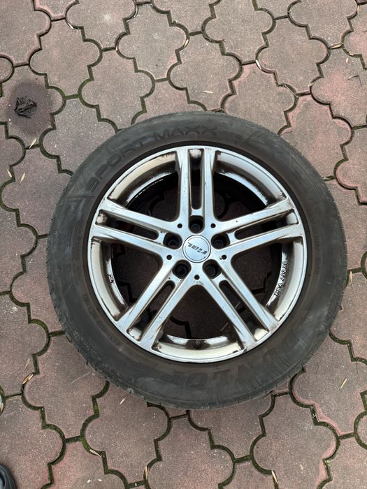Set 4 Roti Vară 17 Jante RIAL  + Anvelope Dunlop SportMaxx 2022