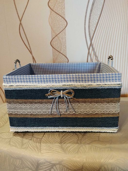 Ръчно изработени кутии за бебешки и детски принадлежности