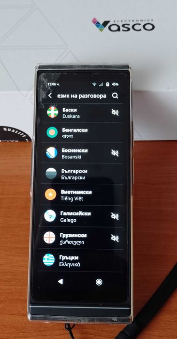 Vasco Translator V4 - отлично състояние.
