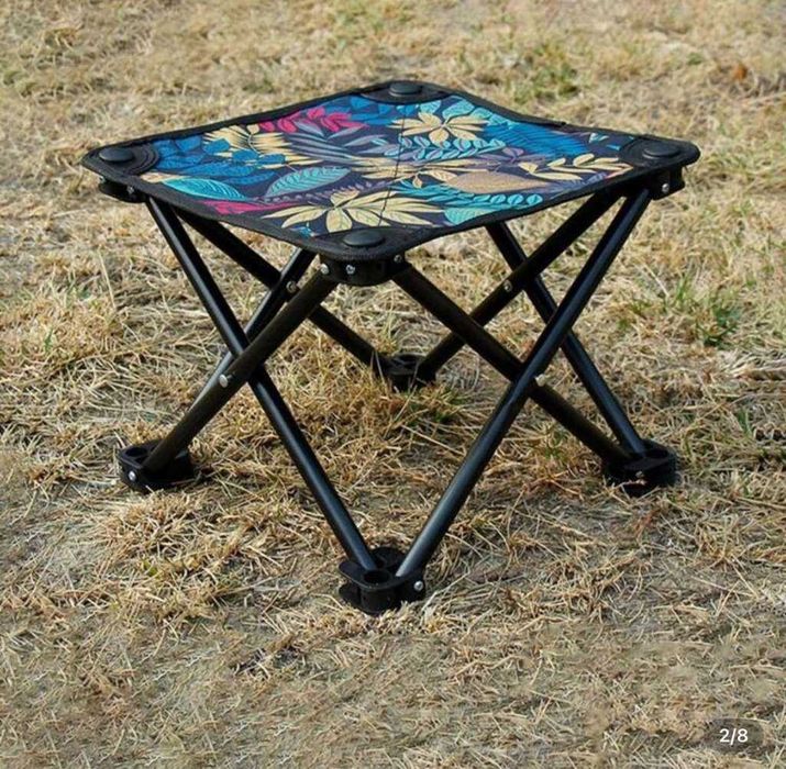 Преносим сгъваем къмпинг стол, рибарски стол, плат Oxford, до 120 кг