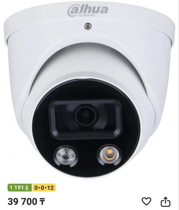 Камера купольная Dahua 4mp