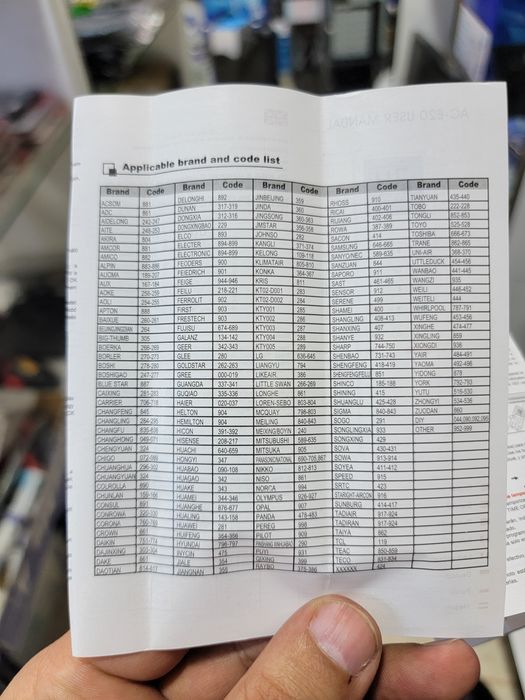 Универсальный пульт для кондиционера для разных моделей с доставкай