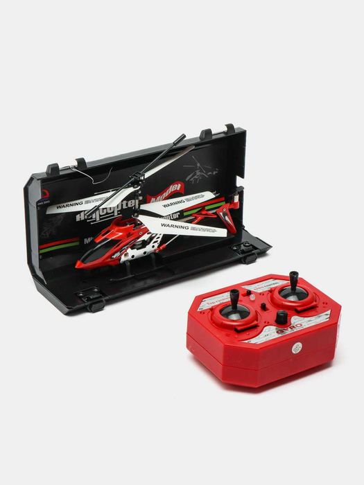 Игрушечный вертолет радиоуправляемый с гироскопом, летающий с пультом