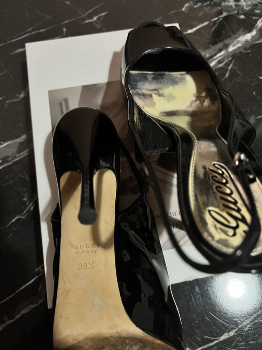 Gucci vintage сандал на висок ток 38ми номер