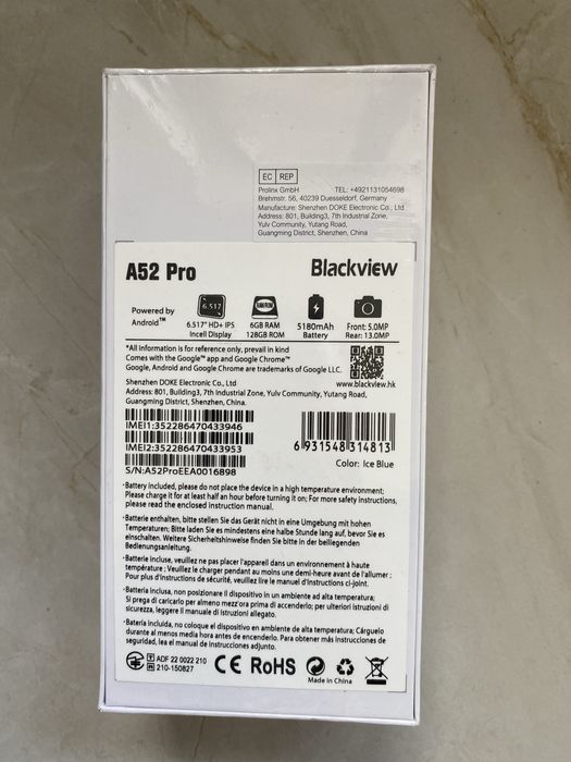 telefonul mobil Blackview A52 Pro