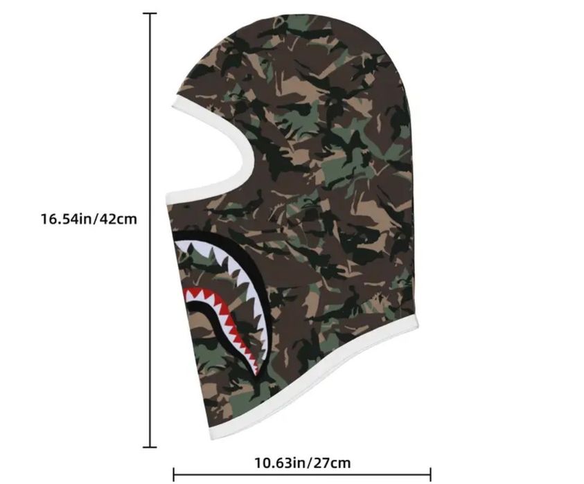 Bape shark baclava/cagulă
