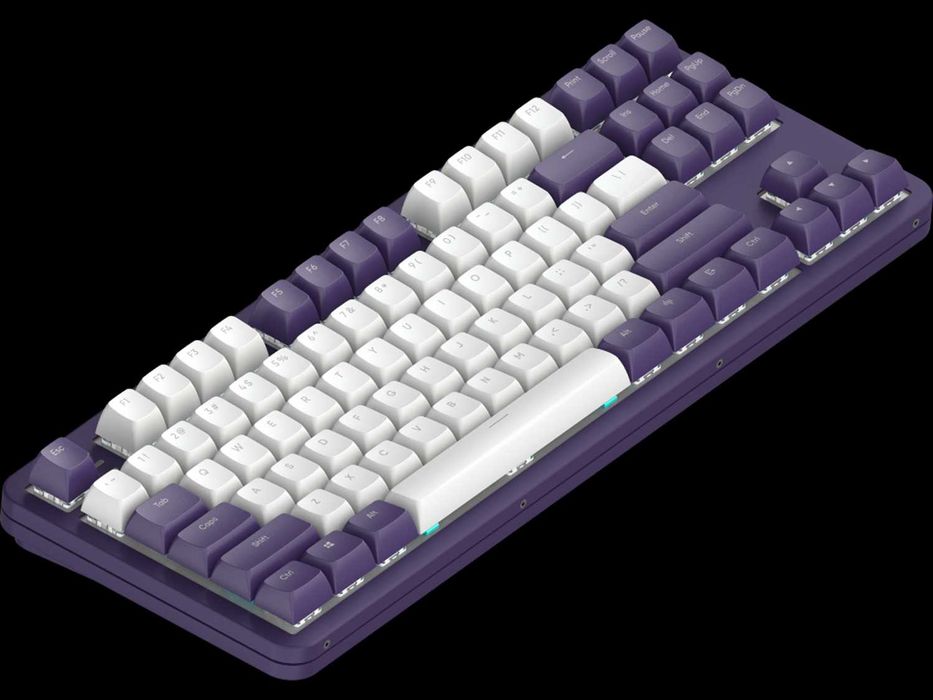 Keyboard dark project violet