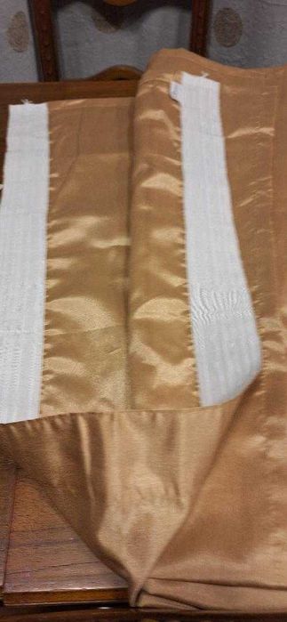 2 perdele noi bej auriu si gri 75lei /bucata roz orange noua6m 110 lei