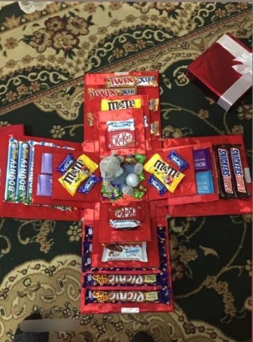 Шоколадные боксы на заказ разных размеров