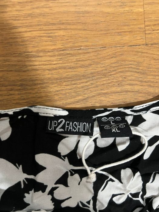 Rochie de vară alb-negru Up2Fashion, mărimea XL