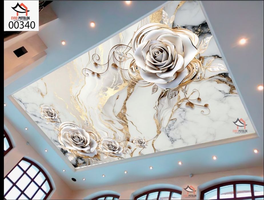 Natijnoy potolok с простым и быстрым монтажом