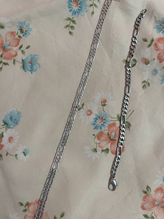 Сребърна гривна пръстен колие обеци