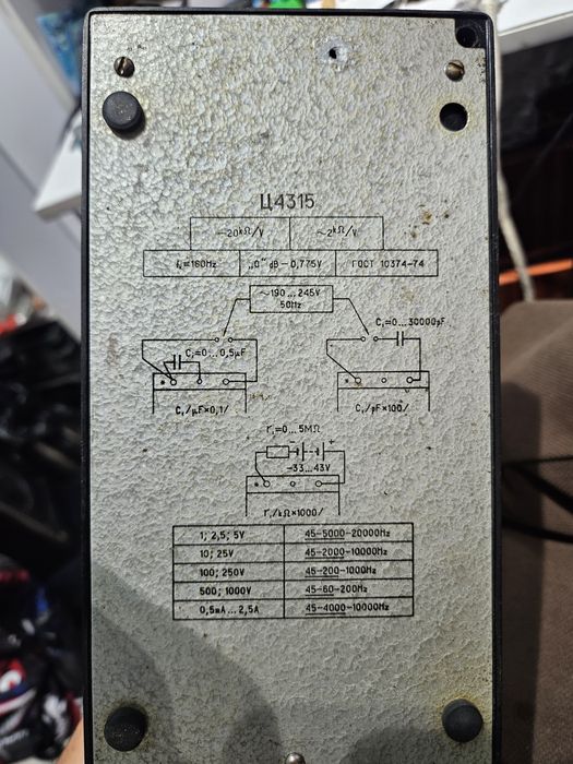 Мультиметр СССР .