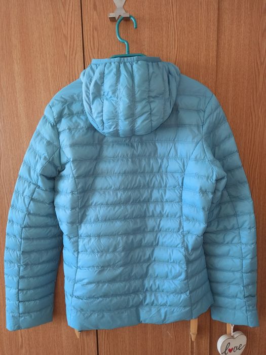 Geaca fâș puf bleu - primavara-toamna