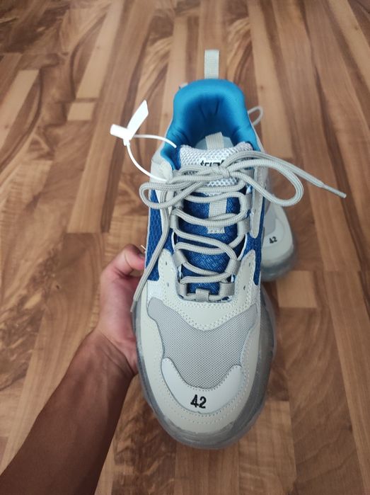 Balenciaga triple s dark blue