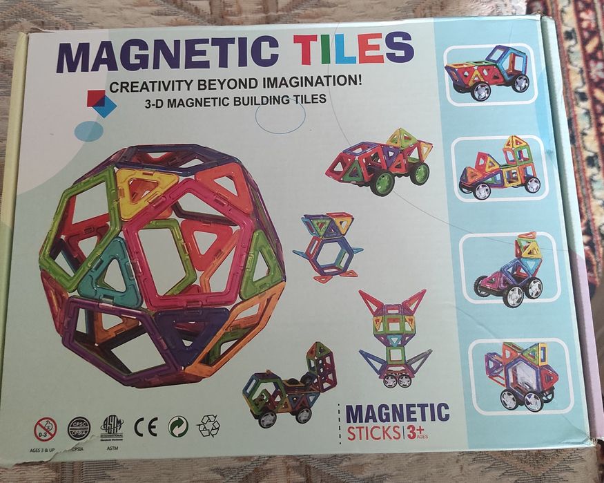 Конструктор магнитный+3