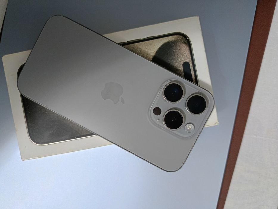 iPhone 15 pro, Natural titanium, 128