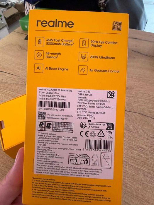 Realme C63 256GB 8GB RAM Dual SIM Garantie 12 Luni