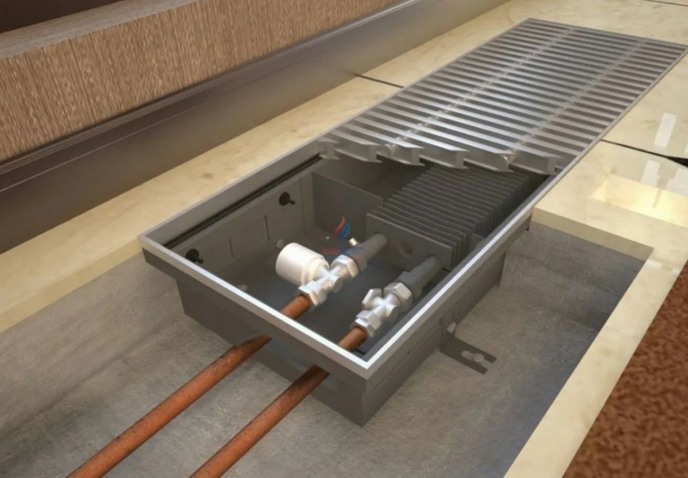 Внутрипольный конвектор Techno