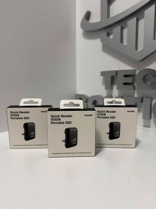 Insta 360 X5, X4 Air, Ace Pro 2 SSD 512 Gb Quick Reader ! SIGILAT + Garantie !
