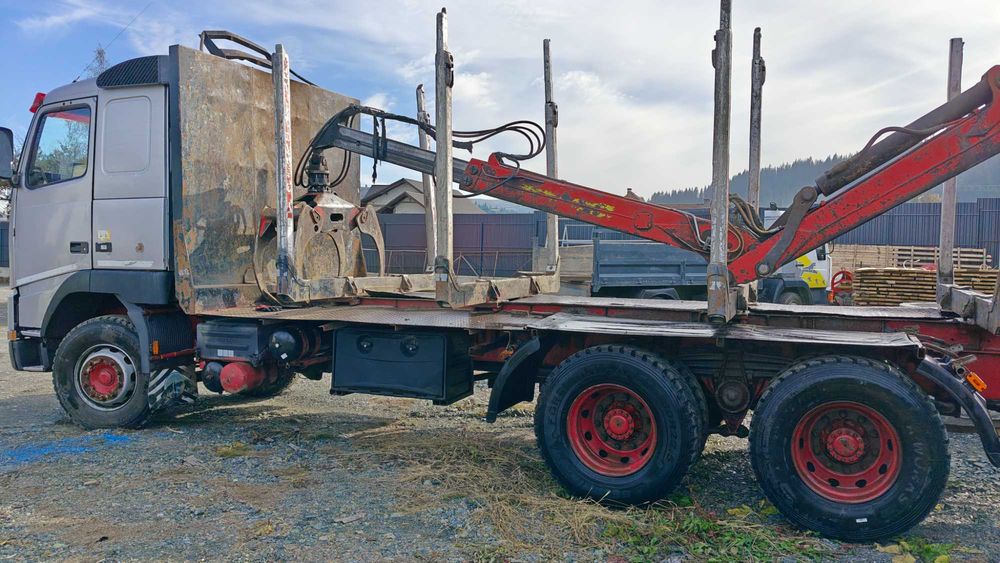 Volvo FH12 forestier schimb cu bustean