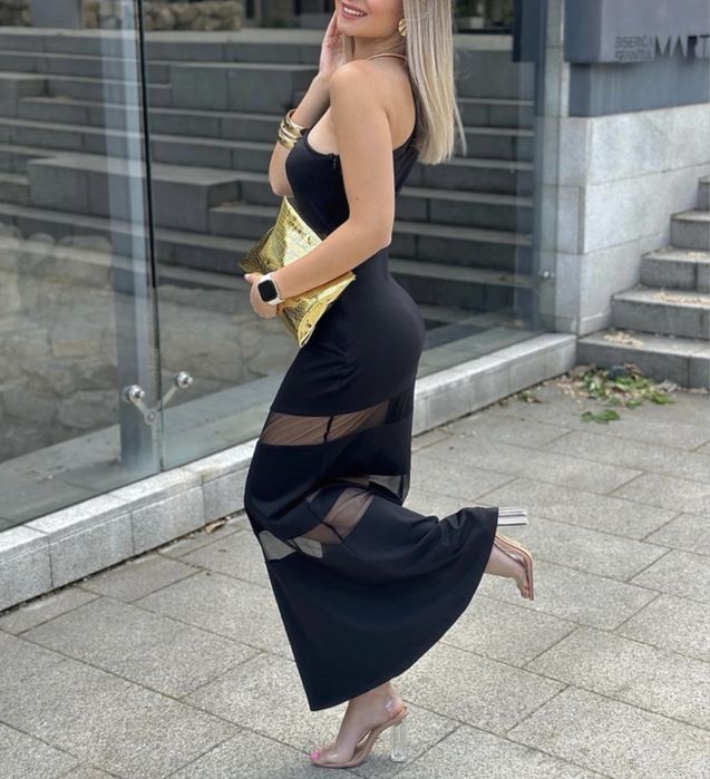 Rochie lungă neagră