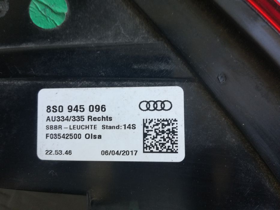 Стоп  за Audi TT