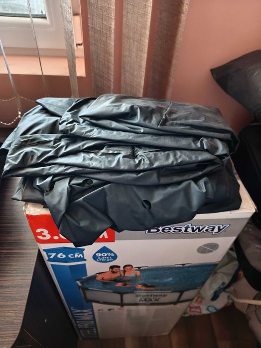 Сглобяем басейн Bestway Steel Pro MAX (3.66м x 76см) + ПОМПА и ПОКРИВАЛО
