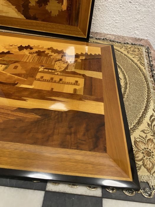 Френски картини с интарзия