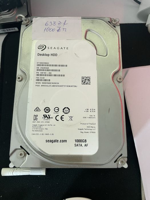 Lot 21 hard disk uri
