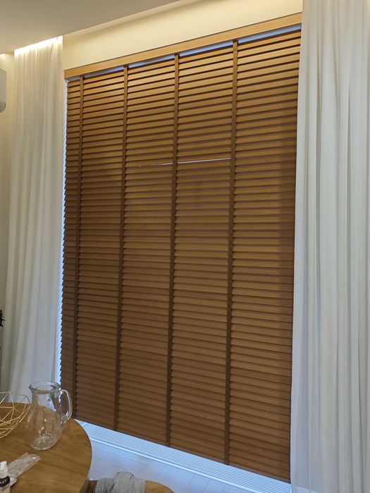 Горизонтальные Деревянные жалюзи Бамбук