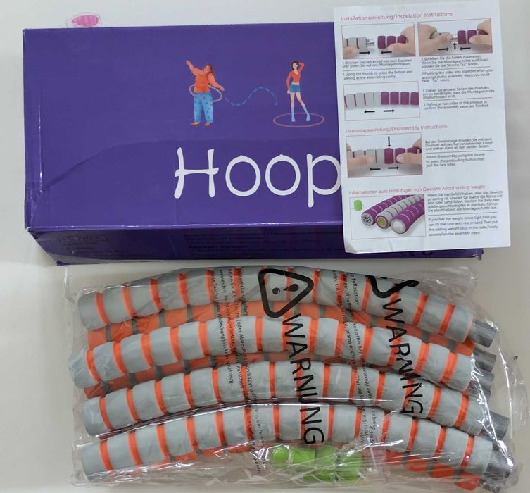 Cerc fitness Hula Hoop, demontabil