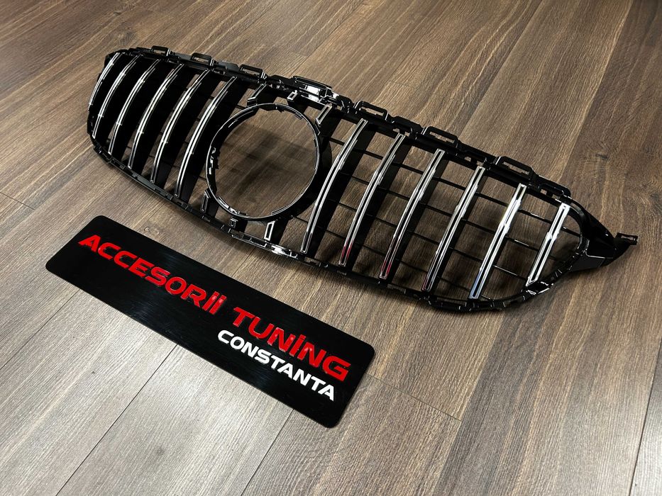 Grila Centrala GT-R Panamericana Crom Mercedes C Class W205 2015-2018