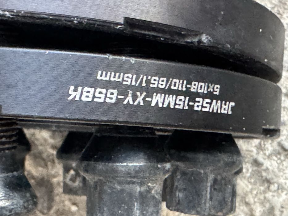 distantiere de la 5x108 la 5x110 15mm JR Wheel (Japan Racing) cu prezoane