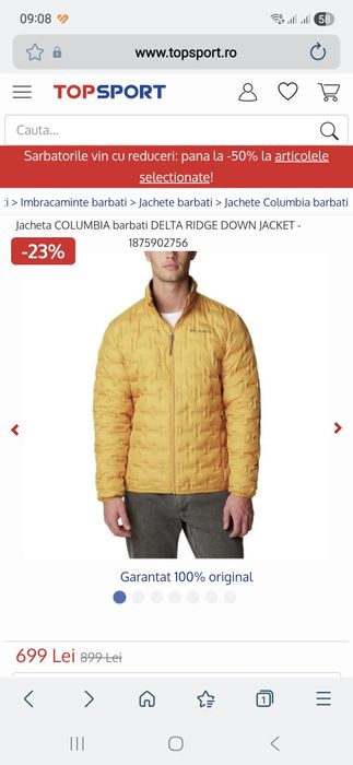 Jacheta Columbia Delta  Ridge  Down