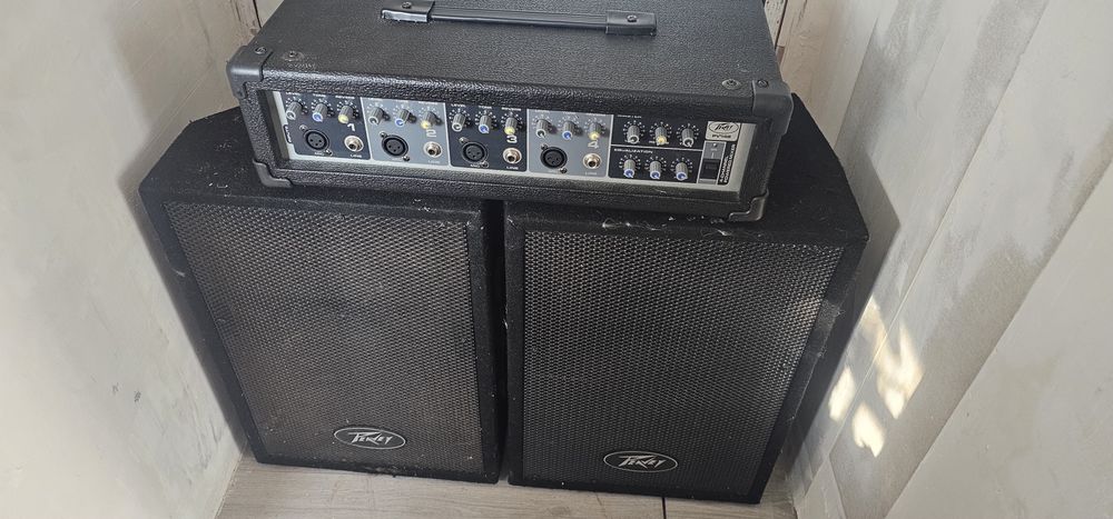 Замяням Peavey PVi 10 + PVi 8B – тонколони и миксер усилвател