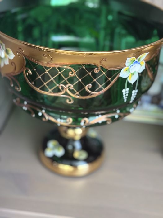 Ваза богемское стекло