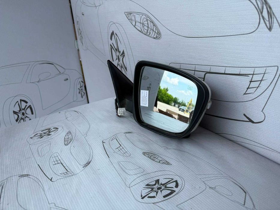 Oglindă Dreaptă 13 PINI Nissan X-Trail T32 2015 / 2014-2017 / Cod OEM 963014CA6A (5C2)