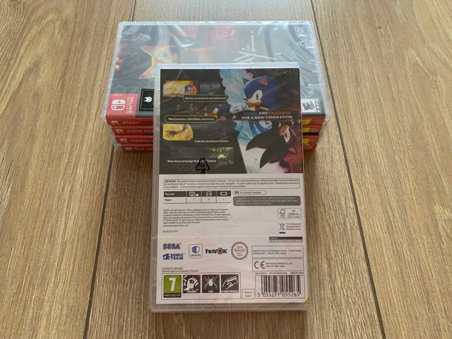 Новый Sonic x Shadow Generations для Nintendo Switch/ Соник Нинтендо