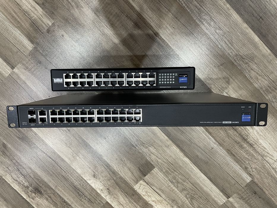 Linksys slm224 и sr224