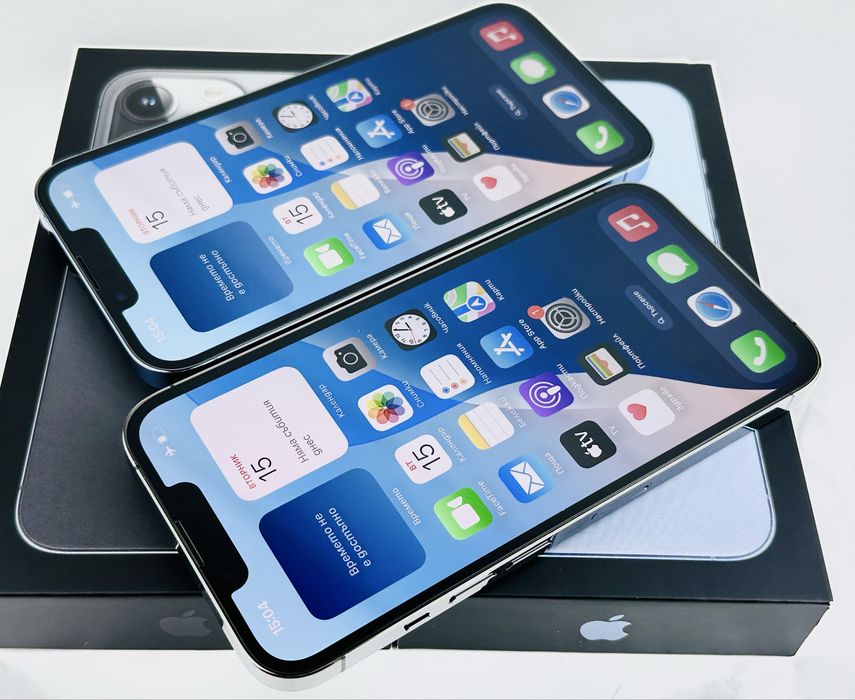 Apple iPhone 13 Pro 256GB Blue / Graphite 100% Батерия! Гаранция!