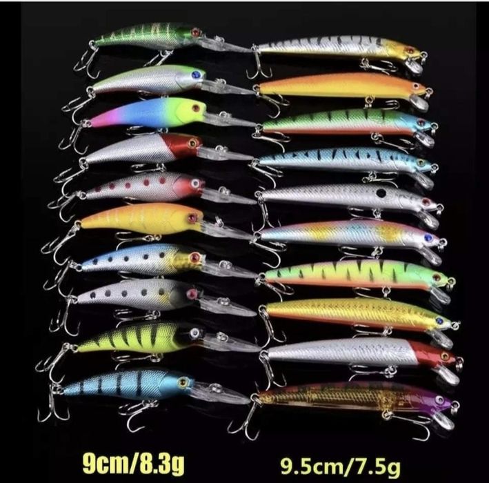 Комплект воблери и блесни