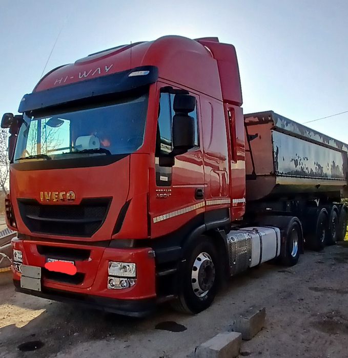 Iveco STRALIS euro 6 de 480CP din anul 2014 si bascula KOGEL HARDOX