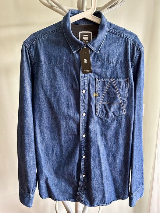 G-Star A Crotch Нова дънкена риза L