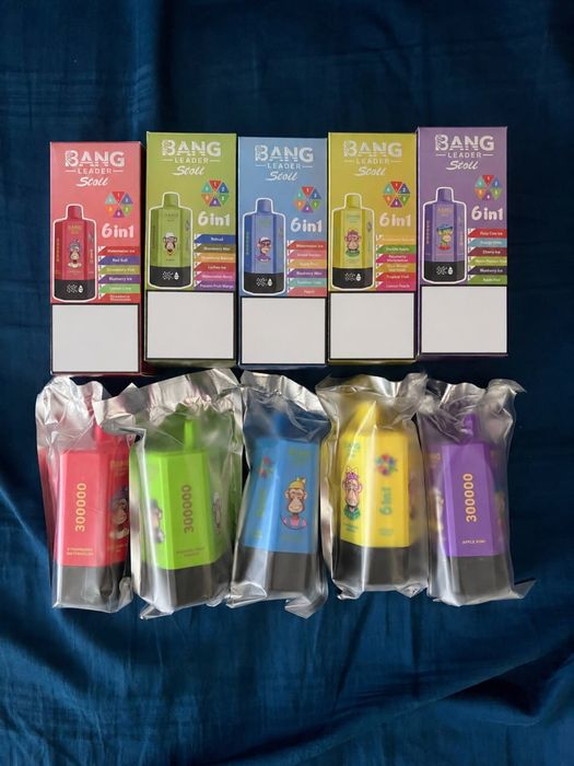 Vape 6 in 1 Sigilat | 300K, 300.000 Pufuri | Mai Multe Modele și Arome Disponibile | USB-C + LED