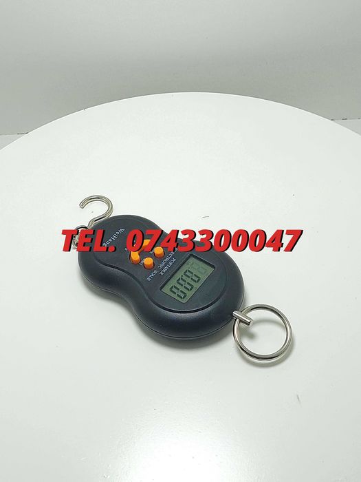 Cantar Digital De Mana Cu Carlig  50kg  Ecran Lcd Iluminat